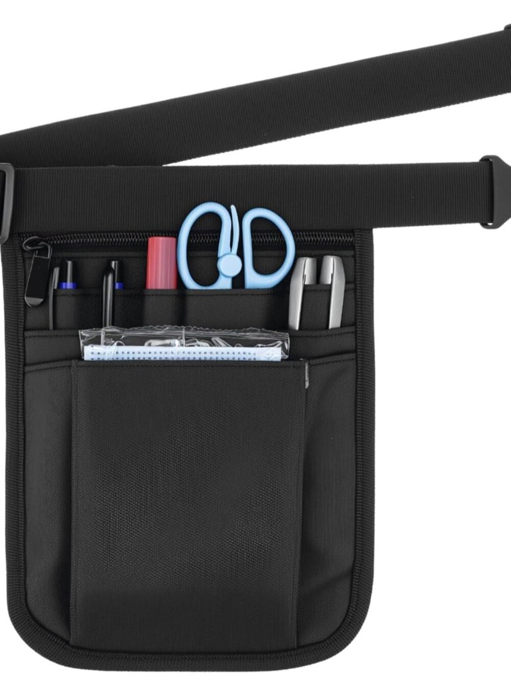 Medical Organizer Belt, Nurse Storage Bag Waist Bag Pouch for Medical Scissors C